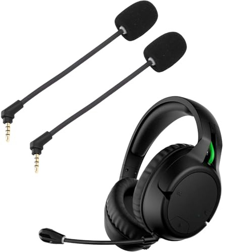 Jectse 2st Ersättningsmikrofon för Cloud Flight S Gaming Headset, 3,5 Mm Jack Avtagbar Mikrofonfäste för Förbättrad Klarhet i Högljudda Miljöer