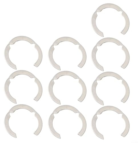 Solar corrugated pipe segment rings in stainless steel for DN16 DN20 DN25 DN32, pack of 10 designed for union nut sealing and pipe connection (DN25)