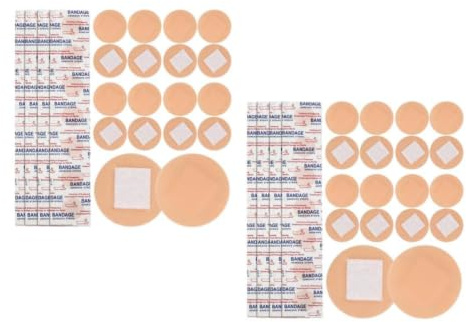 Healeved 200pcs Breathable Adhesive Bandages for Fingertips and Joint Areas Flexible Skin-Colored Wound Protectors Round Pe Plasters for Sports Work and Daily First Aid