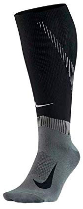 Nike Socken Spark Compression Knee-High Running, Black/Dark Grey, 38.5-40.5 EU, SX6267-010