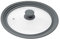 bremermann® Universal-Glasdeckel mit Silikonrand, 24/26/28 cm, mittel (Grau)