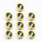 EEMB 10PACK Tabbed CR2032 Batterie mit Lötfahnen 3V Lithium Batterie 2032 Knopfzelle Lithium Batterien für Sensor Radio Gameboy Color Spiel Batterie Ersatz