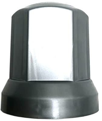 MelTruck® 40 tapas protectoras para tuercas de rueda gris, diámetro de 32 mm, para tornillos altos para camiones