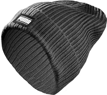 PUMA Ribbed Classic Cuff Beanie, Unisex Mütze, Strong Gray, 024038