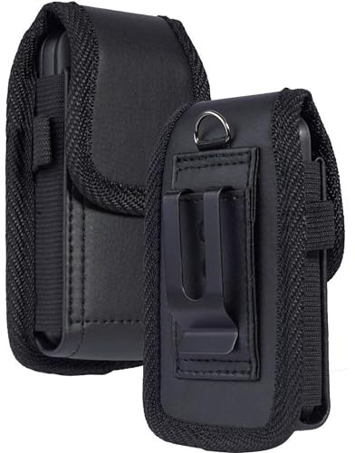 Flip Phone Case,with Belt Loop Clip Magnetic Closure Leather Wallet Case for Alcatel Go,TCL Flip 4/3, Blu Cingular Flex 2,Consumer Cellular IRIS, Nokia 2720 2760 2780,Leather