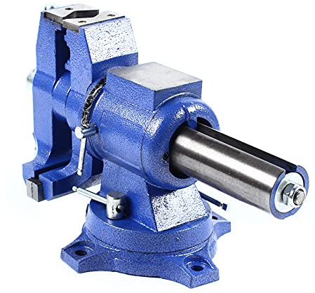 CLEADONG Tornillo de banco multifunción 360°, profesional, giratorio, 100 mm, grado paralelo para lijadoras planas, fresadoras Erodier