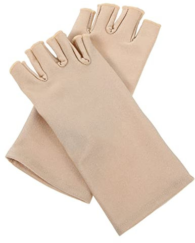 VALICLUD UV Schutz Handschuhe Damen Fingerlose Outdoor Handschuhe Für Sonnenschutz Radfahren Und Fitness Atmungsaktive Und Bequeme Damenhandschuhe Hautfarbene Leichte