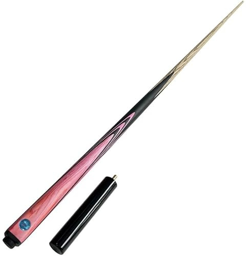 Generisch 57 Zoll Pink Pool Queue mit Verlängerung, Pool-Stick für Damen, Snooker-Queue mit 10 mm Spitze, Billard-Queue(Color:B)