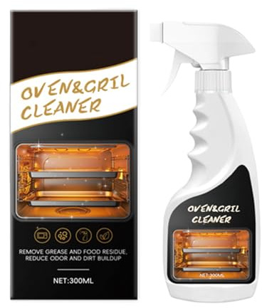 Limpiador de Hornos,300 Ml Solución Limpiadora De Grasa Y - Spray Desengrasante Para Cocina | Para Propietarios Familias Ocupadas Inquilinos Amantes De La Barbacoa Microondas