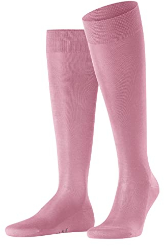 FALKE Tiago M Kh algodón fil d'Écosse sostenible lisos 1 par, Calcetines largos Hombre, Rosa Rose Water 8804, 43-44