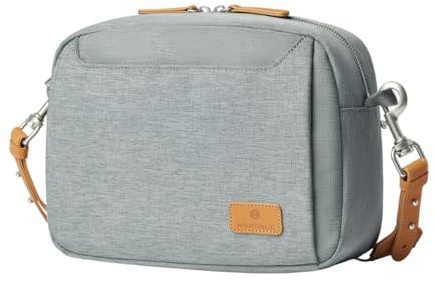 Nordace Siena Pro Travel Crossbody Bag - Compact, Secure, and Stylish for Everyday and Adventure, Gray, normal