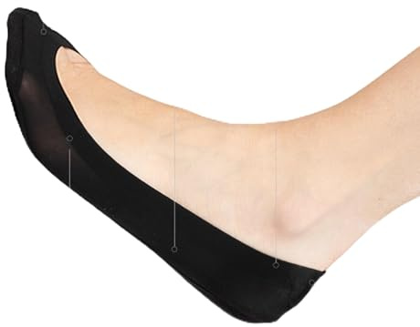 Ciocca Calzini Fantasmini Donna Taglio Laser Antiscivolo Cotone Traspiranti Invisibili per Ballerine Sneaker 3/6 Paia [692/2N_020_II_3]