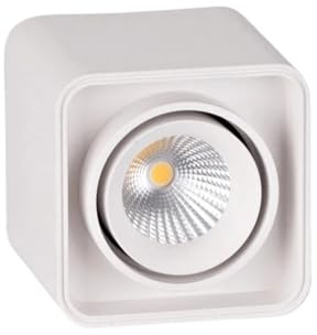 XNAOR GU10 Spotlight COB Surface Mounted Nordic Style No Bulb Spotlight 30 Degree Adjustment Ceiling Lamp for Family Store Spot Lights(Double Head-White)