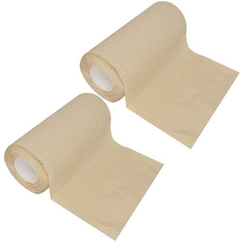 Funomocya Papel Absorbente De Aceite Biodegradable Para Cocina 2 Rollos 85 Hojas Toallas De Papel Para Uso DoméStico Y Hotelería 22X21 Cm