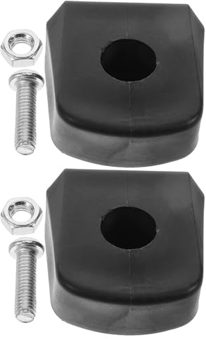 FOMIYES 2 Pièces Frein de Patin à roulettes Mécanisme D'installation Rapide Noir en Caoutchouc Antidérapant pour Débutants et Professionnels en Roller