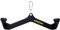 Fitness Riemenscheibe Kabelmaschine Griffe V Form Pull-Down Rudergriff Kabelzuggriff Mit Gummi Hand-Grips für Bizeps und Trizeps Training Bodybuilding Krafttraining Training Gym Sport