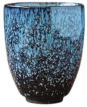 Taza de porcelana sin asa, juego de café de porcelana, multicolor, pintada a mano, taza japonesa, sin asa, tetera de porcelana, 250 ml