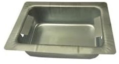 FIGEVIDA Cassetto vaschetta portacenere per Camino e Stufa a Pellet 30 x 20 x 7 cm per Clam in lamiera Stampata