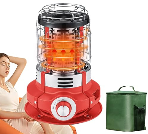 Terrassvärmare för utomhusbruk, utomhusuppvärmning - elektriska radiatorer - 1500 W utomhusutrymme värmare bärbar uppvärmningstält värmare med anti-ba-skydd