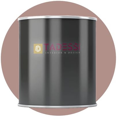 Tadessi Pintura interior marrón almendra – pintura de pared lavable mate – pintura de emulsión – poco olor y sin disolventes – envase de 1 litro