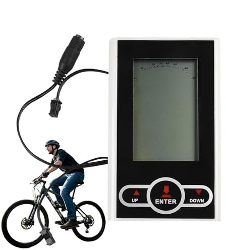 Velocímetro analógico de ciclo, computadora de ciclo de ejercicio con pantalla LCD, medición de velocidad y calorías, accesorios de gimnasio para ciclismo de interior