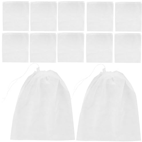 PACKOVE Buste Scarpe Non Tessuto 50 Pezzi Coulisse per Viaggio e Casa, Sacchetti Porta Scarpe da Viaggio Resistenti e Antipolvere Dimensioni 32x38cm