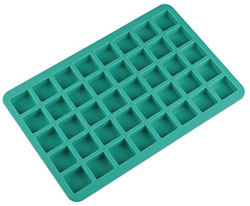 Mity rain 40-Cavity Square Caramel Candy Silicone Molds
