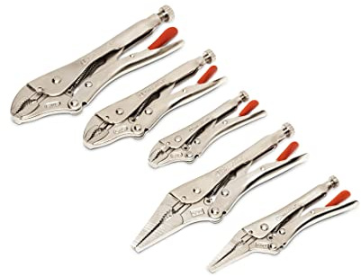 Crescent 5 Piece Curved & Long Nose Locking Plier Set | CLP5SETN-08