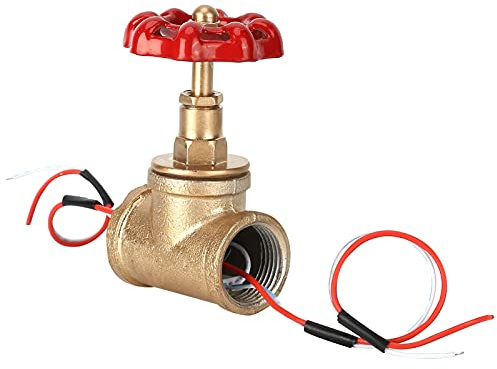 3/4 tum avstängningsventil med tråd, gyllene röd trevägsventil vintage steampunk ljusbrytare roterande avstängningsventil för industrilampor vattenrör lampa
