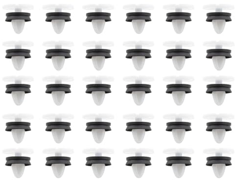 FanPaYY 30pcs Clips de Fixation Attaches Garniture, Voiture Panneau de Porte Intérieures Clips Rivet Plastique, 7703077476 Compatible Peugeot 308 Citroën DS4 Renault Megane 3 Laguna 3