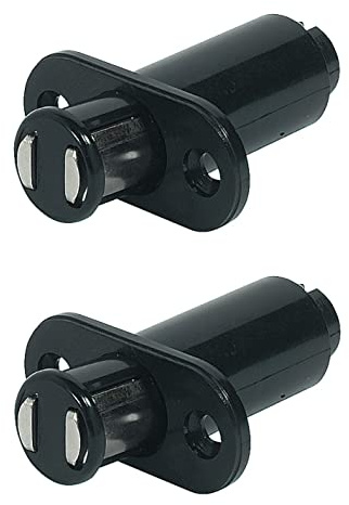 cyclingcolors 2x Calamita per Mobili Chiusura Magnetica nero Automatico Armadio Ante Cucina Magnete Serratura