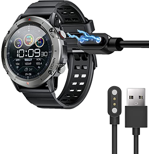 Blueshaweu Ladekabel Kompatibel mit PASONOMI Smartwatch 1,39, Kabel Ladegerät Ladestaion für PASONOMI NX9 Smartwatch 1,39 (schwarz)
