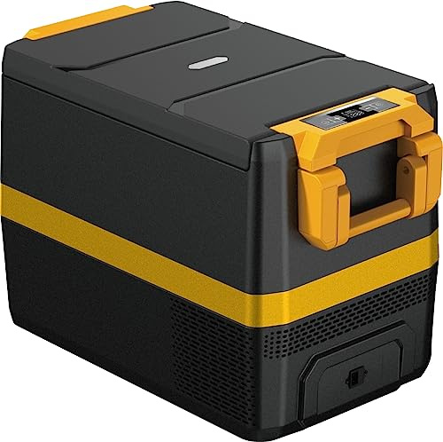 OstarkDom Glacière électrique portable 40 l, pour véhicules et extérieur, plage de température de -20 °C à 20 °C, conservation du froid sans courant pendant 6 à 8 heures