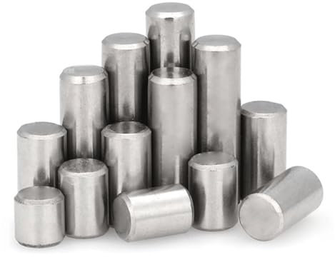 304 Stainless Steel Cylindrical Pin Locating Dowel Fixed Shaft Solid Rod M0.8 M1 M1.5 M2 M2.5 M3 M4 M5 M6 M8 ~M25 4~120mm GB119 ( Size : M10 (5Pcs) , Color : 25mm )