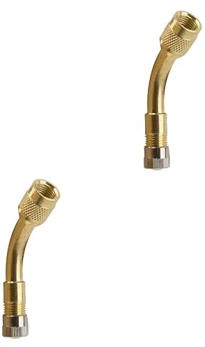 iplusmile 2stücke Ventilverlängerung Aus Metall Für Auto Und Monocycle Reifenadapter Für Schwer Zugängliche Ventile Einsetzbar Korrosionsbeständig Und Langlebig