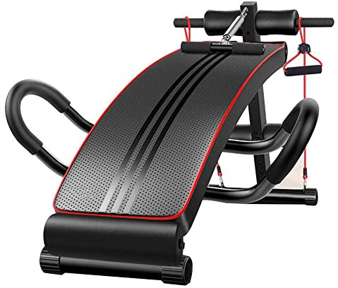 asdchZen Banc Sit Up Plaque Abdominale Banc De Musculation Multifonction Banc D'Entraînement De Taille Mince Équipement De Fitness Domestique D'Intérieur pour Hommes Et Femmes