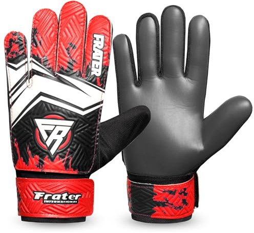 Being fit Torwarthandschuhe Kinder, Torwarthandschuhe Herren, Fußballhandschuhe Kinder, Fussball Handschuhe Kinder, Fußball Handschuhe Kinder (Schwaarz, Größe 5 geeignet für 9-12 Jahre)