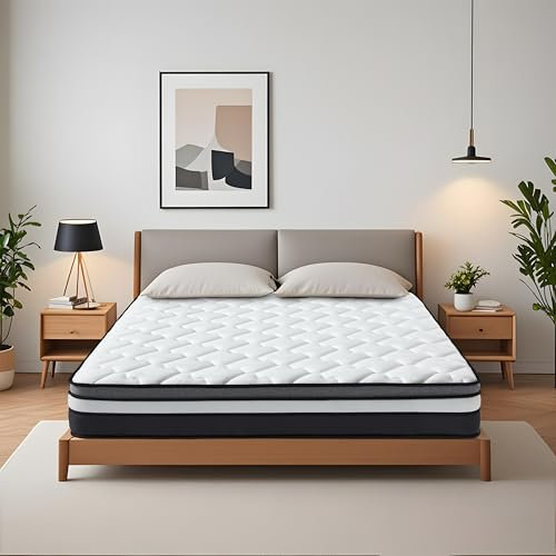 Matratze 140x200 32 cm Höhe, Taschenfederkernmatratze mit Memory Foam und Latex - Öko-TEX - 7 Ergonomische Zonen - Mittlere Härte - Hautfreundlich - Atmungsaktiv - Erhältlich in Allen Jahreszeiten