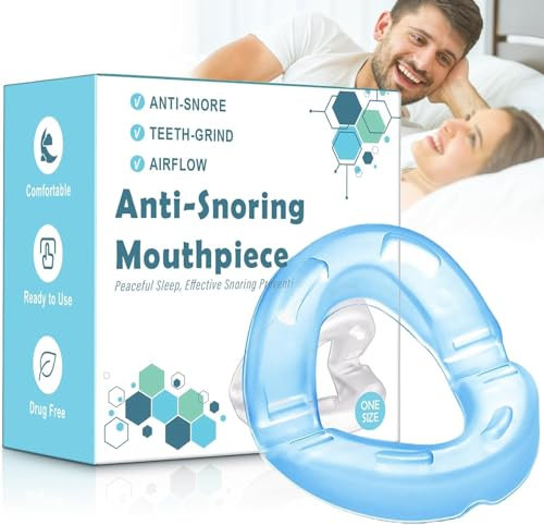 AIOUTGOGO Orthèse Anti Ronflement Efficace Puissant-Gouttière Dispositifs Anti-Ronflement,Orthese Apnée Du Sommeil Adapté Aux Hommes et Aux Femmes Réduire le ronflement,Adapté à la plupart des bouches