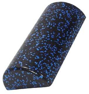 Rouleau de fascia pour le dos | Demi-rouleau d'exercice en mousse pour le dos | Outil de récupération musculaire haute densité pour l'entraînement d'équilibre, la relaxation, les débutants, les