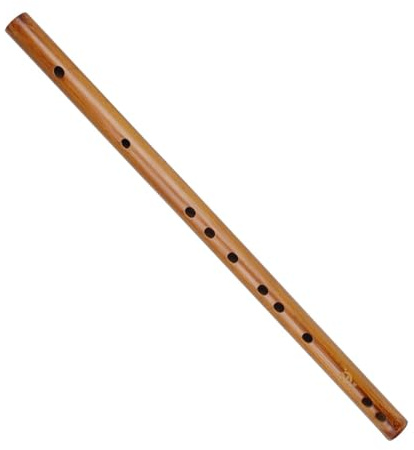 RUNROTOO Wooden Piccolo Flute Practical Vertical Wooden Musical Instrument for Students and Beginners (Key F) Lightweight Portable