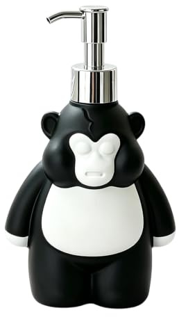 250 ml handsprit dispenseringsflaska, orangutang design flytande flaska, stor kapacitet dispenseringsflaska för handdusch gel