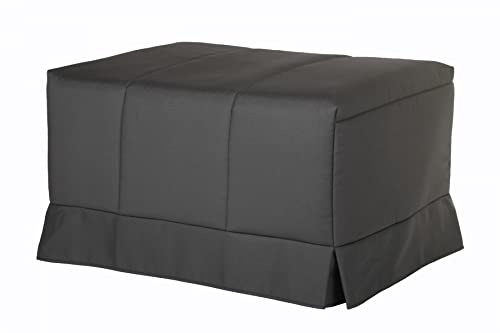 Quality Mobles - Cama Plegable Individual de 80x190 cm Funda Color Gris