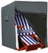 HENTEX Schutzhülle Strandkorb, Strandkorb Schutzhülle, atmungsaktive Hülle für optimalen Schutz 165x100Dx140/165H cm