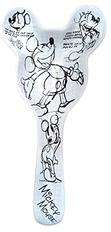 7STAR Mouse Sketchbook Ceramic Spoon Rest – Heat-Resistant Kitchen Utensil Holder, Decorative Countertop Accessory for Cooking, Baking & Serving – Dishwasher Safe, Gift-Ready