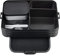 Mepal – Bento Lunchbox Take A Break Large – Lunch Box With Bento Box – Lunch Box For Sandwiches, Small Snacks & Left Overs – Snack & Lunch - 1500 ml - Nordic Black