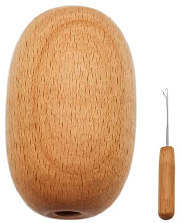KieTeiiK Stopf-Ei mit Nähnaht Holz Kleidung Stopfzubehör Für Socke Pullover Schal Kleidung Stopfen DIY Häkeln Socke Stopfen Socke Stopfen Ei Socke Stopfen Werkzeug