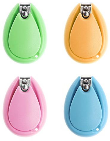 Facile da usare, design ergonomico per unghie per bambini, ideale per neonati e bambini piccoli, impugnatura facile, essenziali per la cura del bambino, forbici per unghie per donne