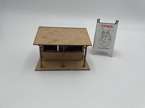 AT-BA Modellbau 220112 Slotcar-Deko Stand de vente Variante 3
