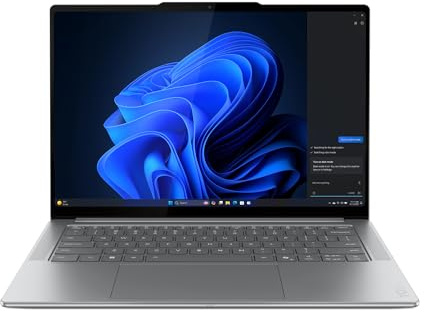 Lenovo Yoga Pro 7i Aura Edition Laptop | AI-PC | 14.5 3K OLED | Intel Core Ultra 7 255H | 32GB RAM | 1TB SSD | Intel Arc 140T Grafik | Windows 11 | QWERTZ | Grau | 2 Jahre Premium Care